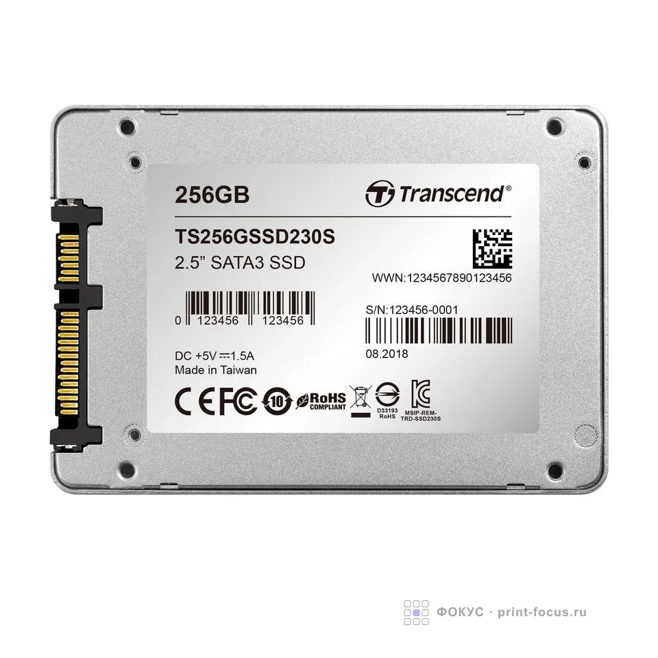 Transcend SSD230S TS256GSSD230S, артикул TS256GSSD230S