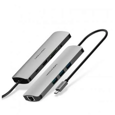 Мультифункциональный хаб Vention USB Type C 9 в 1 (TPYBB), артикул TPYBB