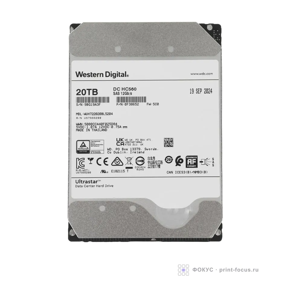 WD 0F38652, артикул 0F38652