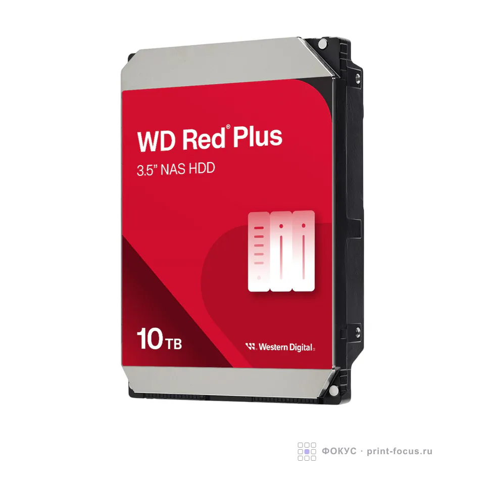 WD Red Plus 10Tb NASWD100EFGX, артикул WD100EFGX