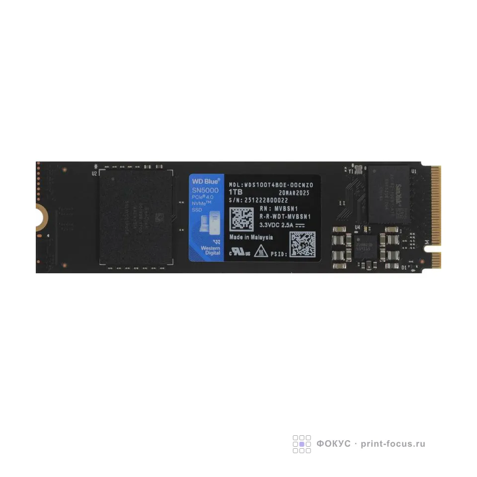 WD WDS100T4B0E, артикул WDS100T4B0E