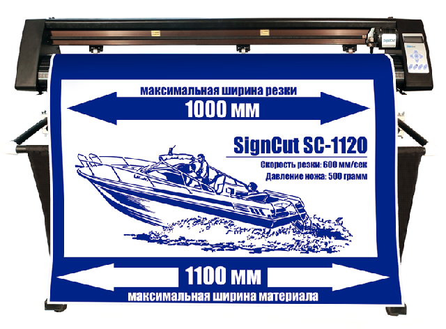 Режущий плоттер  SignCut SC-1120C