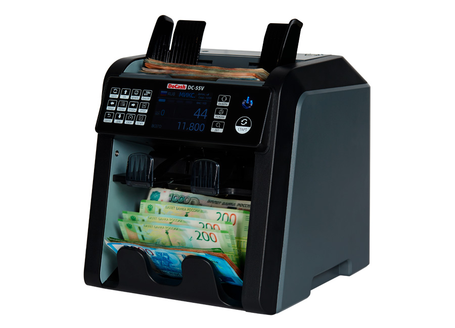 Счетчик банкнот  DoCash DC-55V