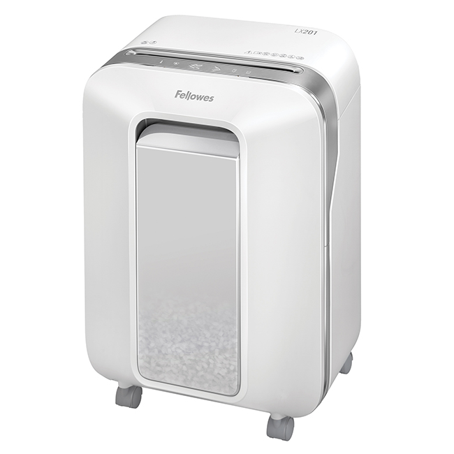 Шредер (уничтожитель)  Fellowes Powershred LX201 (2x12 мм) белый