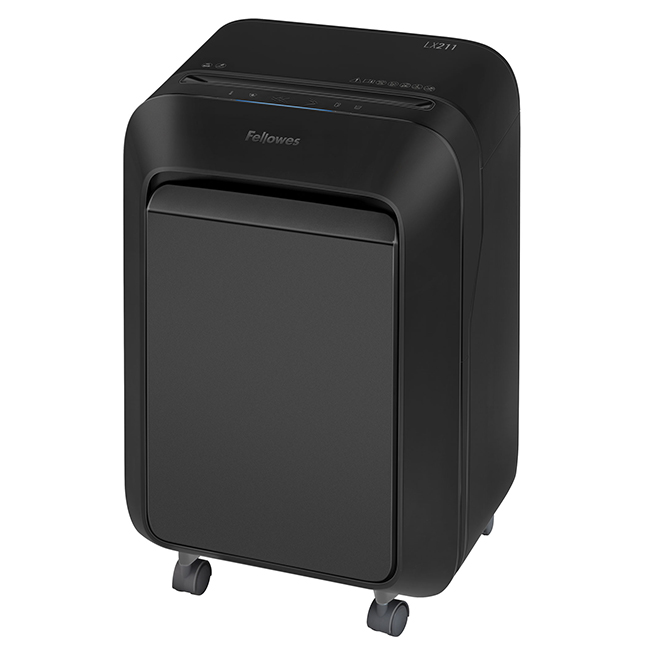 Шредер (уничтожитель)  Fellowes Powershred LX211 (2x12 мм) черный