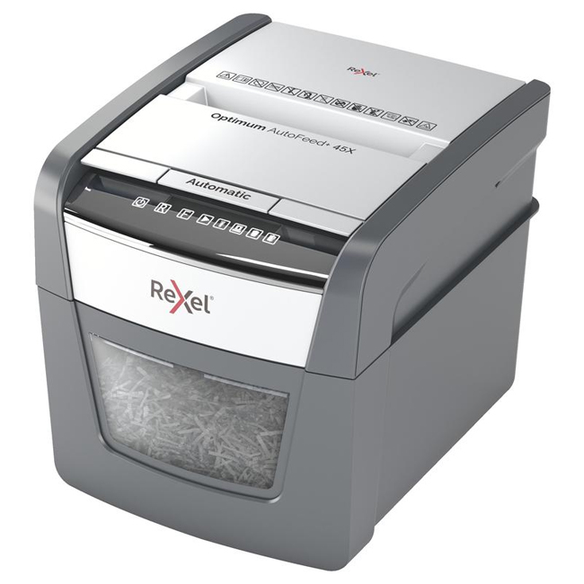 Шредер (уничтожитель)  Rexel Optimum Auto 45X (4x28мм)