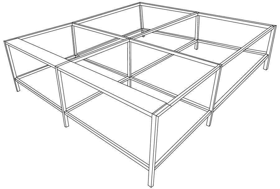 Большое расширение для стола Evolution Bench 190