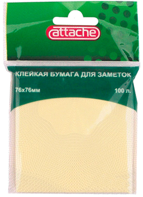 Бумага для заметок Attache 76х76см
