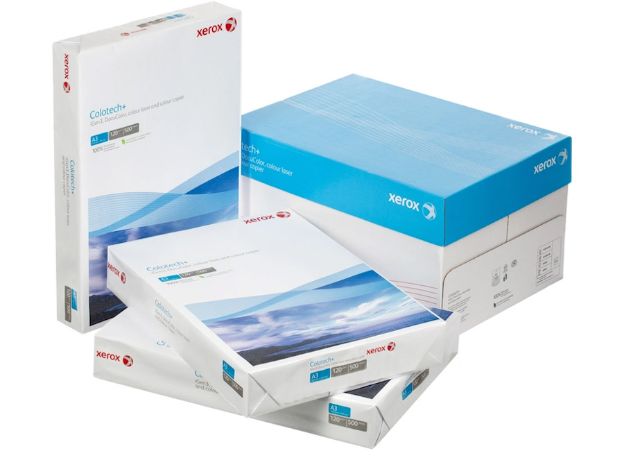 Бумага  XEROX Colotech Plus Blue 120 г/м²