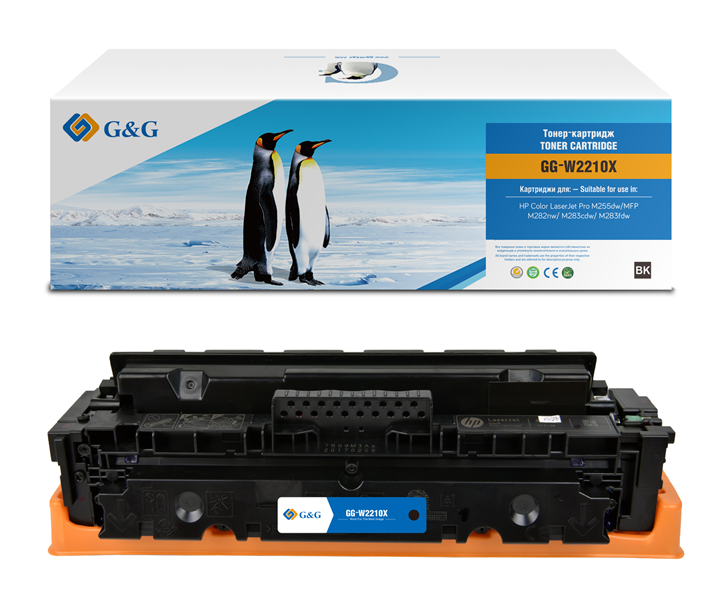 Cartridge G&G 207X для HP CLJ M255/M282/M283