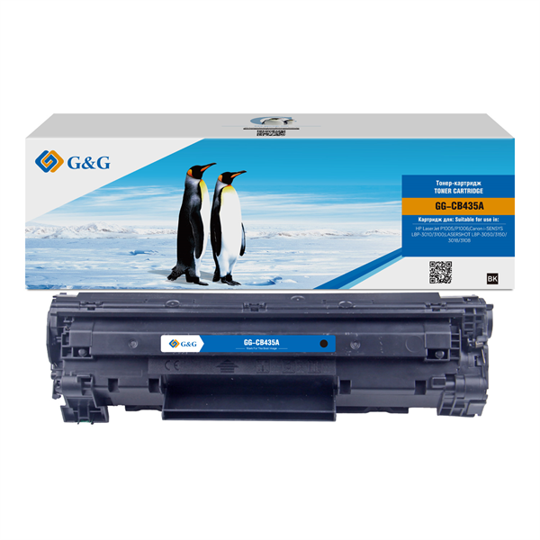 Cartridge G&G 35A для HP LJ P1005/P1006; Canon LBP-3010/3100