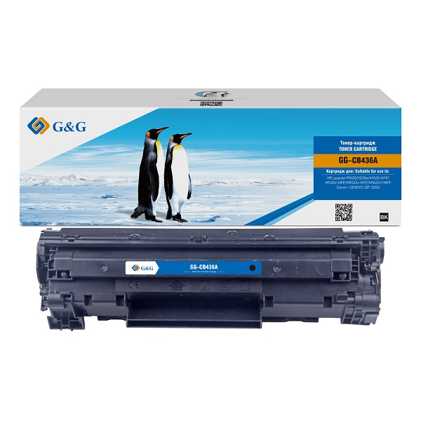 Cartridge G&G 36A для HP LJP1505/M1120/M1522;Canon LBP-3250