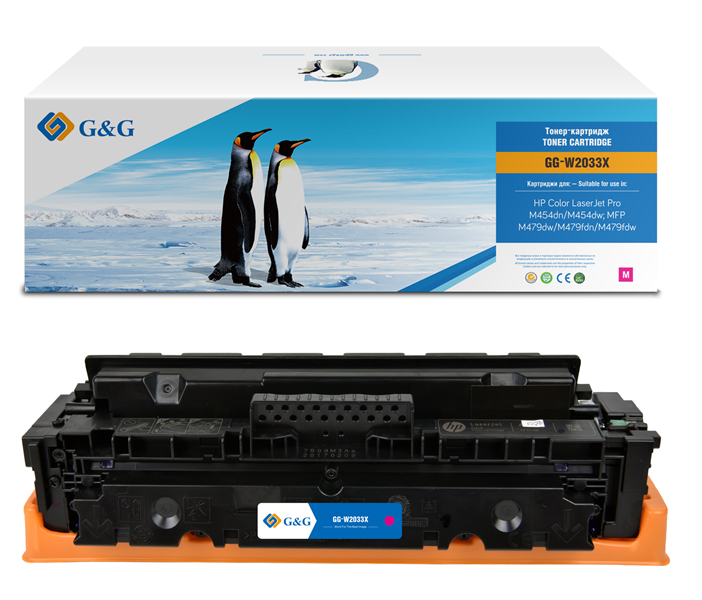 Cartridge G&G 415X для HP CLJ M454/M479