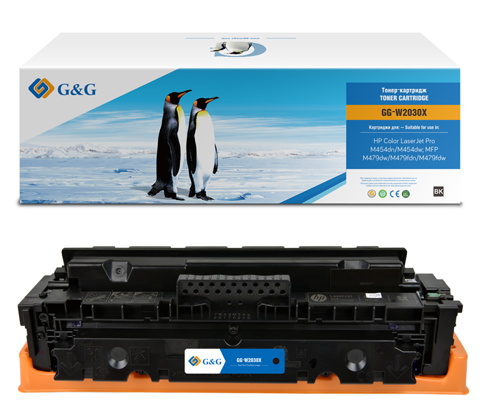 Cartridge G&G 415X для HP CLJ M454/M479