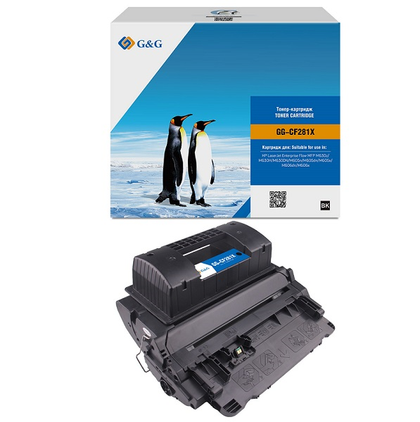 Cartridge G&G 81X для HP LJ M605/M606/M630 (25 000 стр) (аналог CF281X)