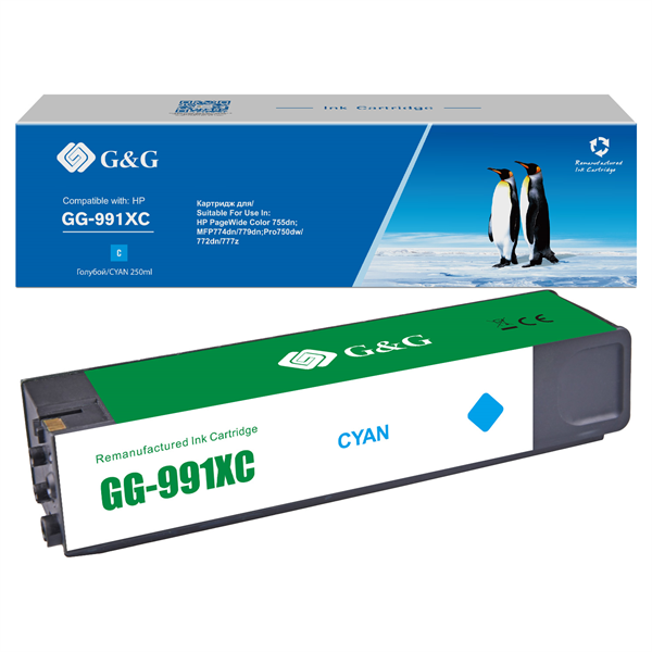 Cartridge G&G 991X для HP PageWide Managed