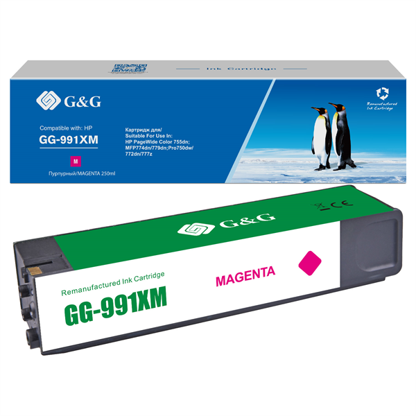 Cartridge G&G 991X для HP PageWide Managed