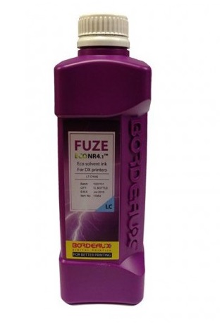 Чернила для плоттеров  Экосольвентные Bordeaux FUZE (PRIME ECO PeNr) Light Cyan1 л (бутыль)