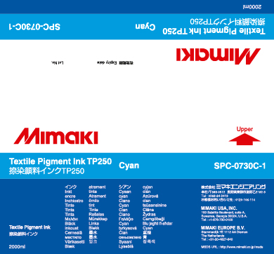 Чернила для плоттеров  Mimaki TP250 Cyan
