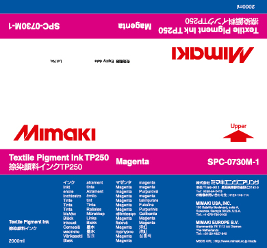 Чернила для плоттеров  Mimaki TP250 Magenta