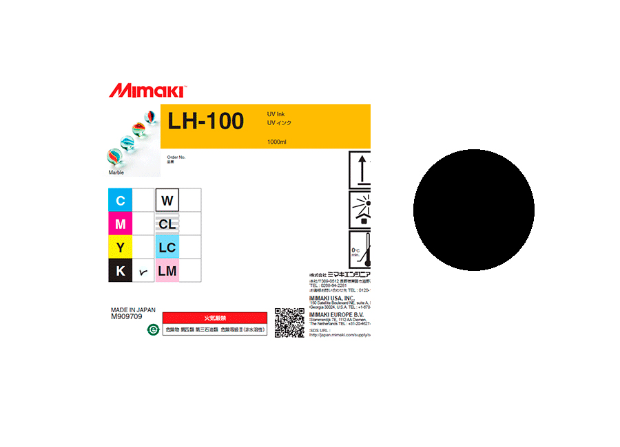Чернила для плоттеров  УФ Mimaki LH-100UV LED Black