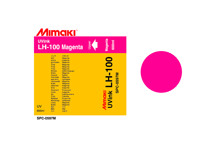 Чернила для плоттеров  УФ Mimaki LH-100UV LED Magenta