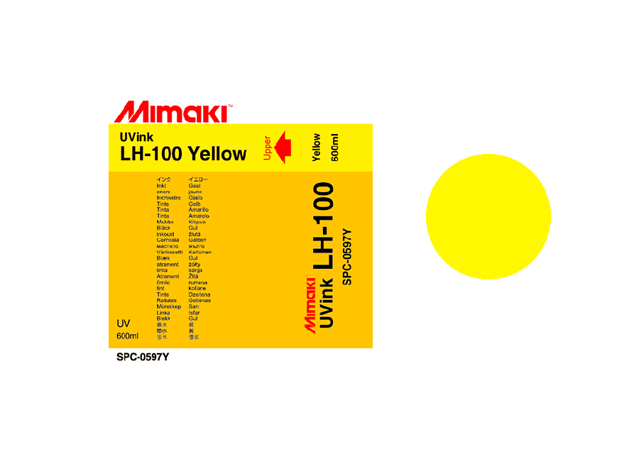Чернила для плоттеров  УФ Mimaki LH-100UV LED Yellow
