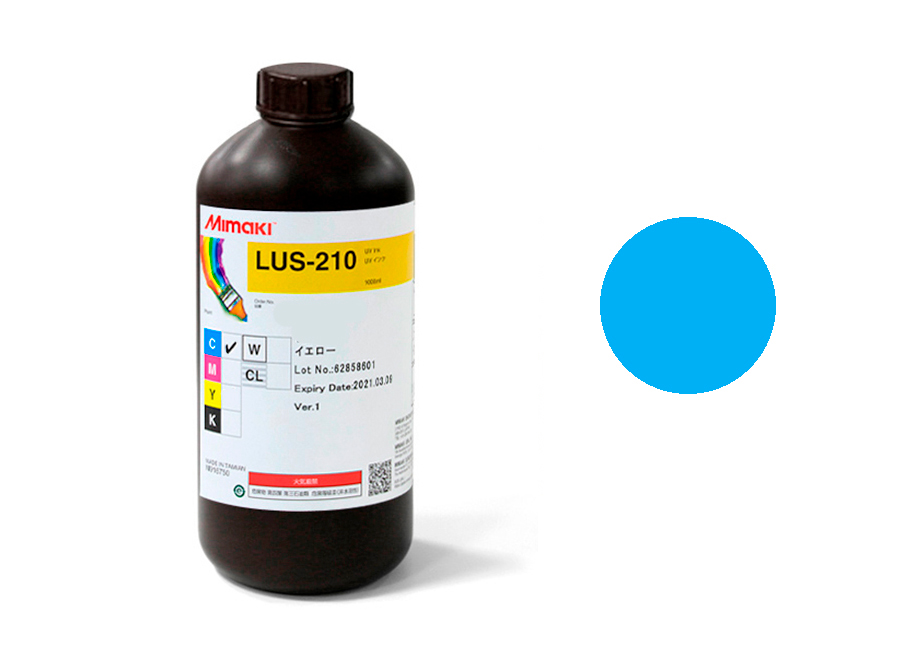 Чернила для плоттеров  УФ Mimaki LUS-210UV LED Cyan