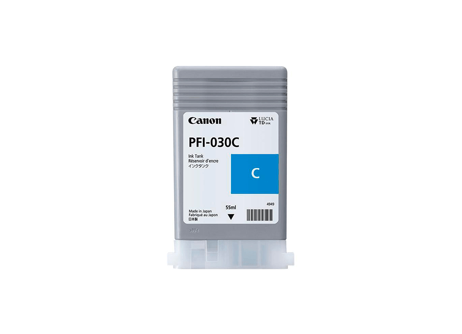 Чернила пигментные Canon Pigment Ink PFI-030 (Cyan) Голубой