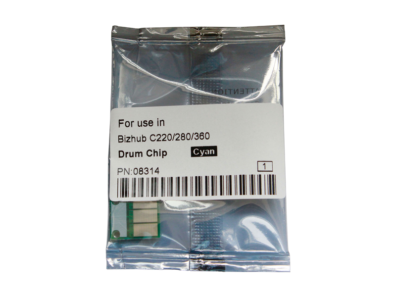 Чип драм-юнита для KONICA MINOLTA Bizhub C220/C280/C360 (CET) CMY