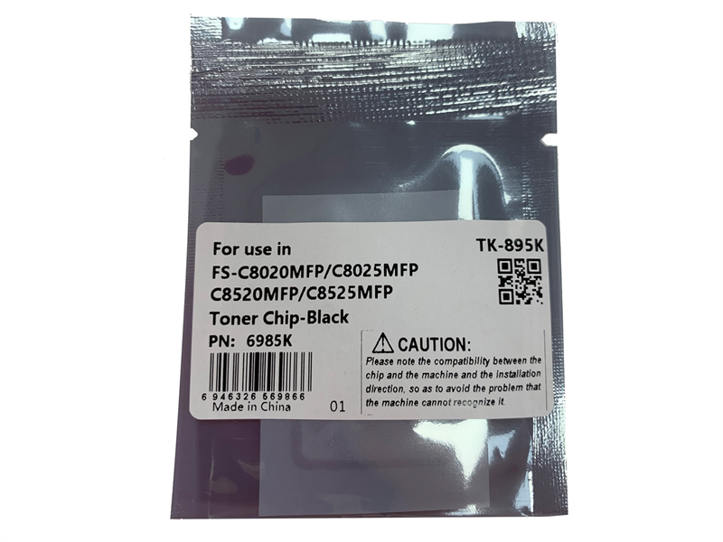Чип картриджа TK-895 для KYOCERA FS-C8020MFP/8025MFP/8520MFP/8525MFP (CET) Black