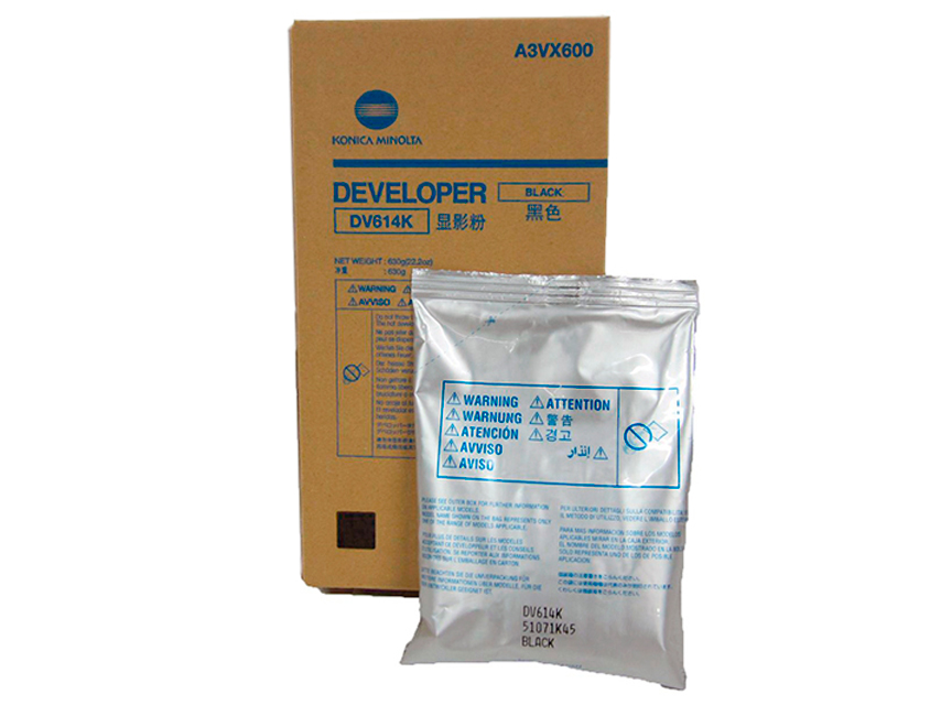 Девелопер черный Konica Minolta DV614K (A3VX600)