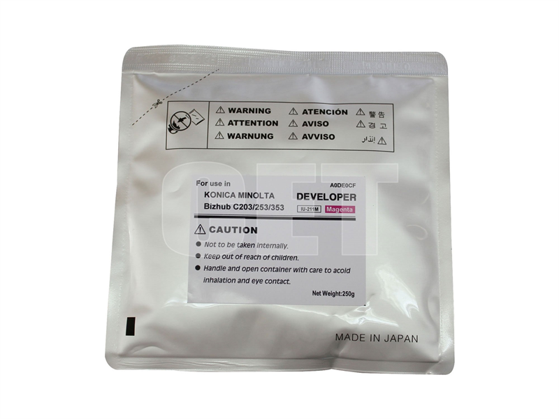 Девелопер для KONICA MINOLTA Bizhub C200/C203/C253/C353 (CET) Magenta