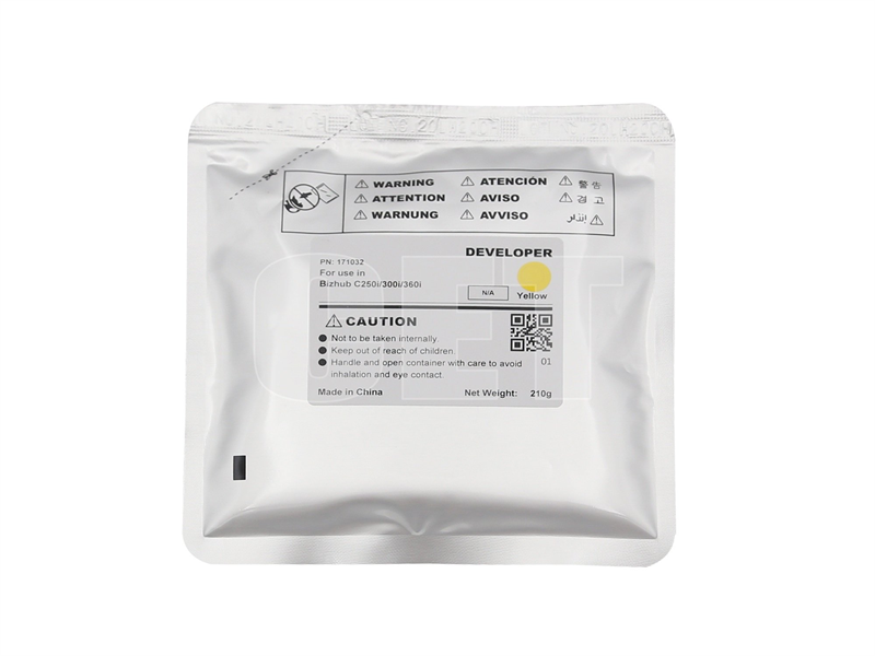 Девелопер для KONICA MINOLTA Bizhub C250i/300i/360i (CET) Yellow