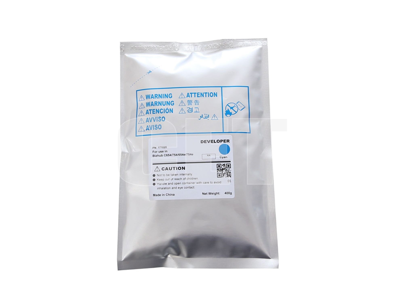 Девелопер для KONICA MINOLTA Bizhub C654/C754/C654e/C754e (CET) Cyan