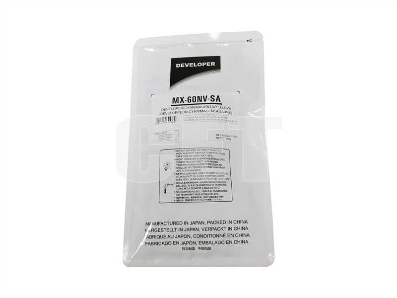 Девелопер MX-60NVSA для SHARP MX-3050N/4050N/5070N/C3081R/C5081D (CET) CMY
