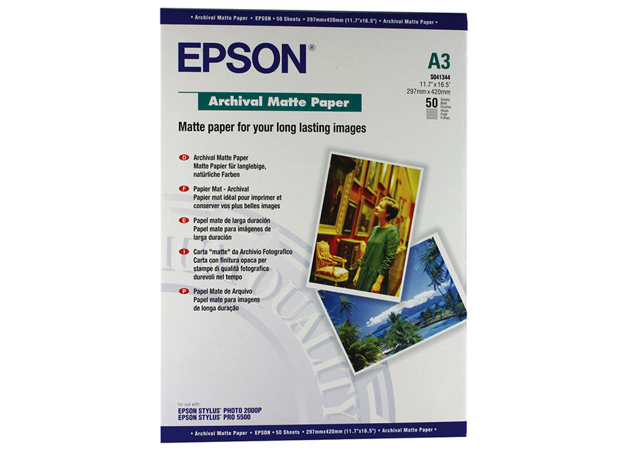 Фотобумага  Epson Archival Matter Paper A4