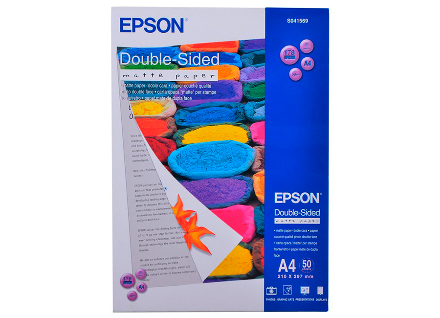Фотобумага  Epson Double-Sided Matte Paper A4