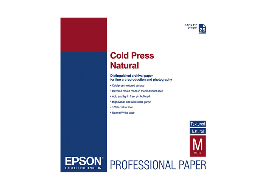 Фотобумага  Epson Fine Art Paper Cold Press Natural