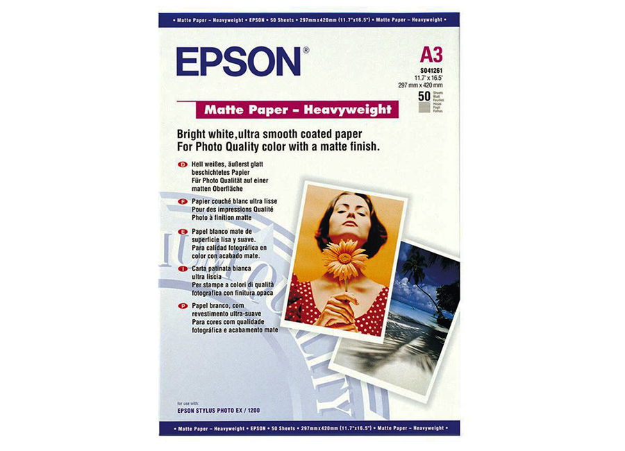 Фотобумага  Epson Matte Paper-Heavyweight