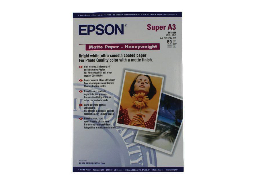 Фотобумага  Epson Matte Paper-Heavyweight
