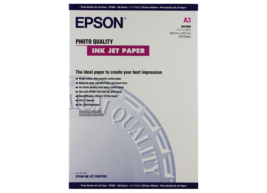 Фотобумага  Epson Photo Quality Ink Jet Paper