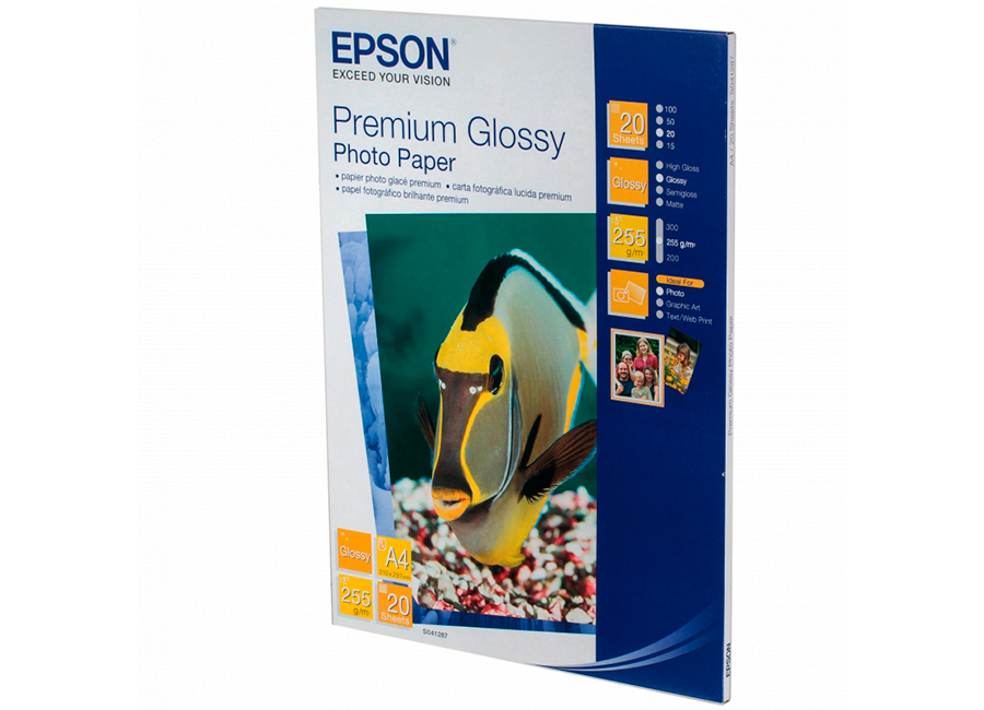 Фотобумага  Epson Premium Glossy Photo Paper A4