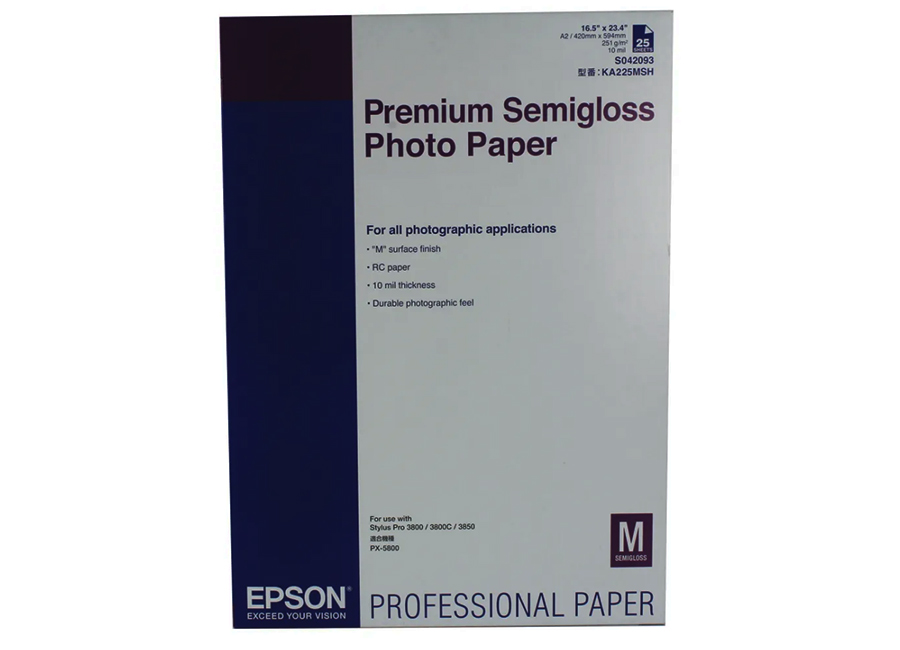 Фотобумага  Epson Premium Semigloss Photo Paper A2