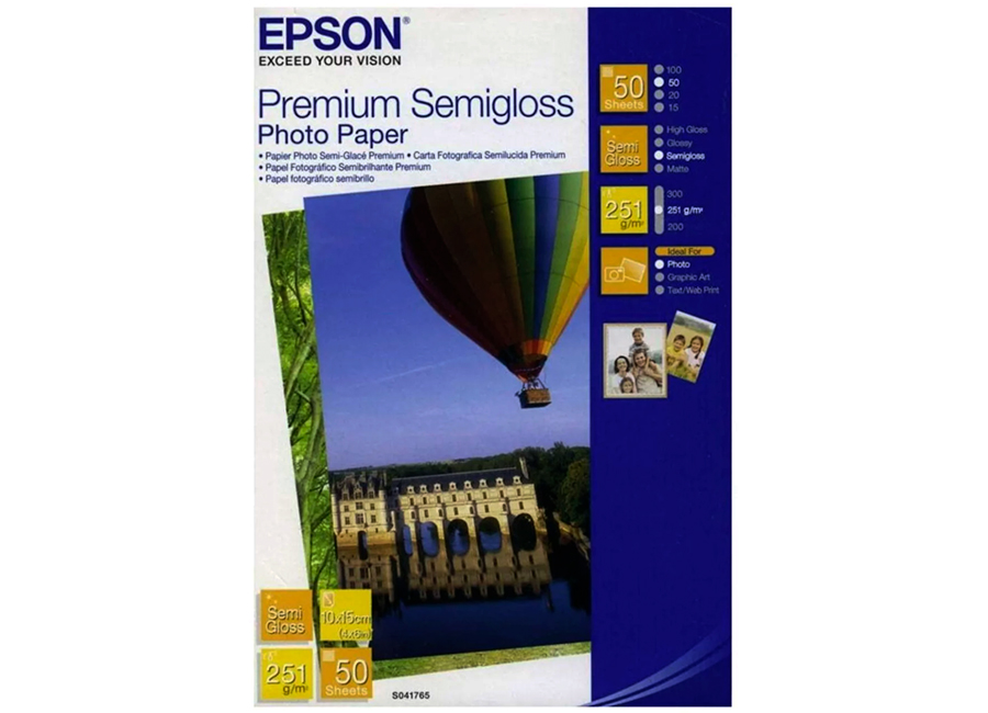 Фотобумага  Epson Premium Semigloss Photo Paper A4