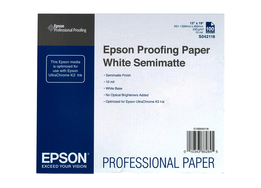 Фотобумага  Epson Proofing Paper White Semimatte