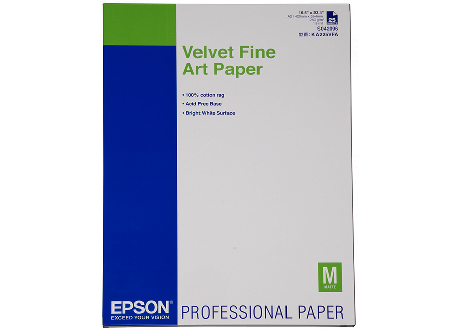 Фотобумага  Epson Velvet Fine Art Paper A2