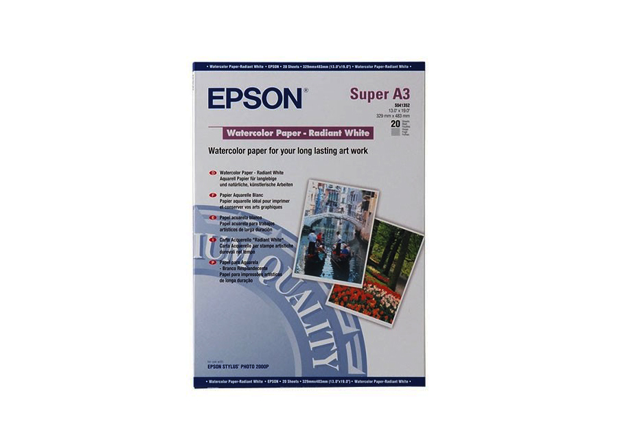 Фотобумага  Epson Water Color Paper-Radiant White