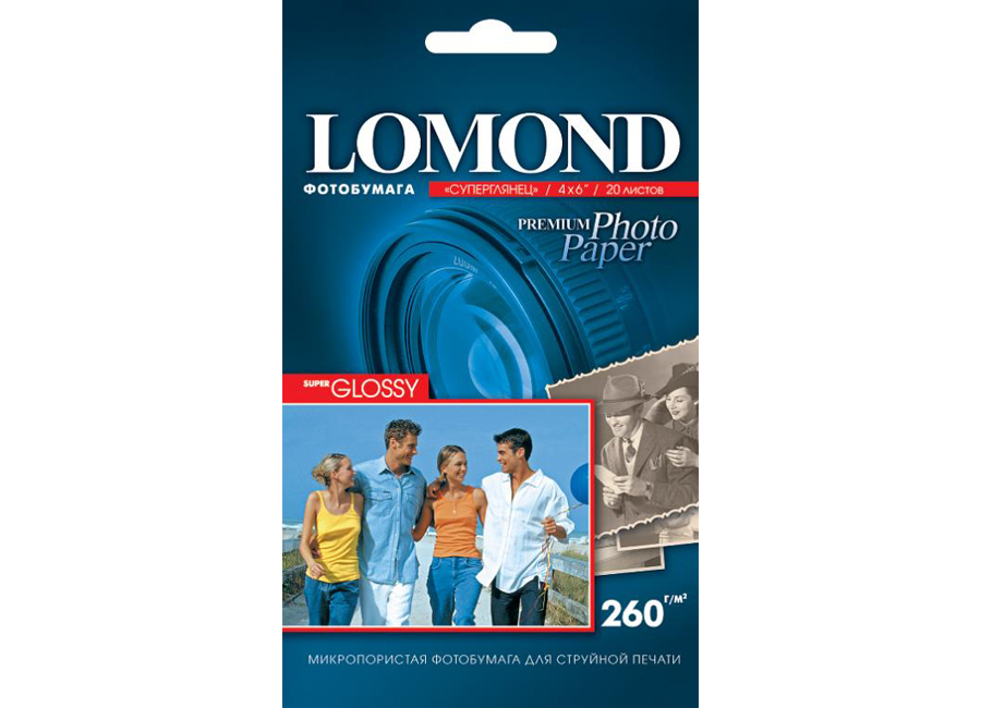 Фотобумага  Lomond для струйной печати