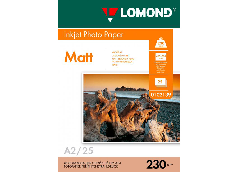 Фотобумага  Lomond для струйной печати